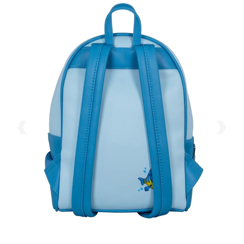 NWT Loungefly Little Mermaid Stained Glass Backpack - Picture 3 of 5